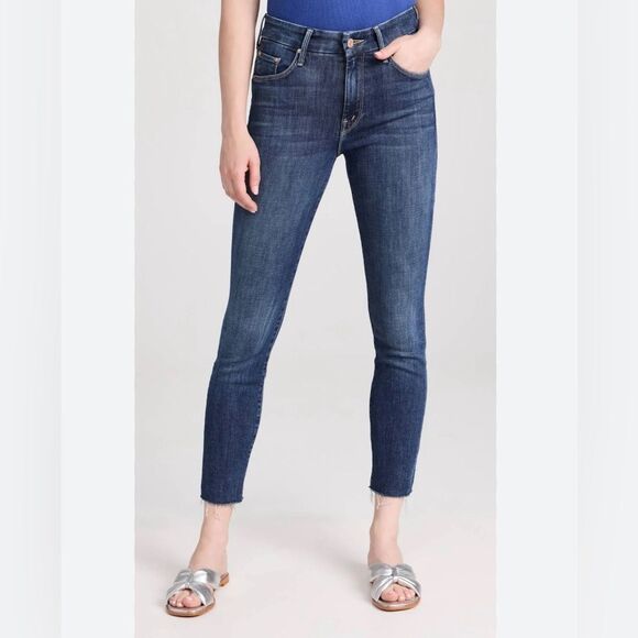 MOTHER Women's The Looker Ankle Fray Jeans size 24 - Picture 1 of 16